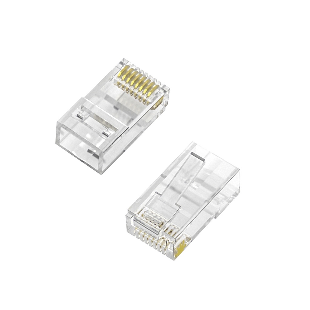 Conector RJ45 8 Hilos CAT.6 AWG24 (100 UDS)
