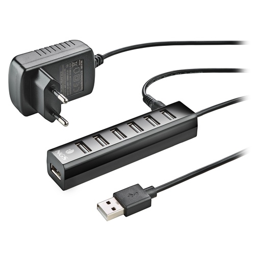 [NGS-HUB-0070] IHUB7 TINY USB 2.0 480 Mbit/s Negro