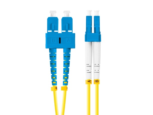 [FO-SULU-SD11-0010-YE] FO-SULU-SD11-0010-YE cable de fibra optica 1 m SC LC G.657.A1 Amarillo