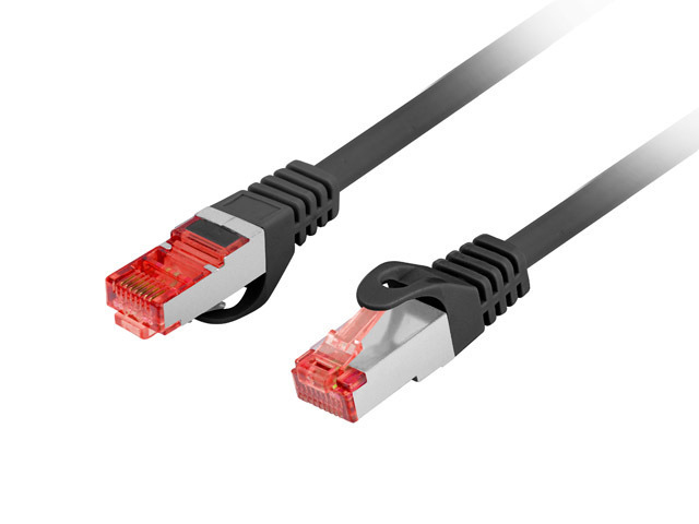 PCF6-10CU-0025-BK cable de red Negro 0,25 m Cat6 F/UTP (FTP)