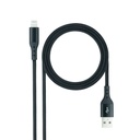 Cable Lightning a USB 2.0, Lightning/M -USB A/M, Negro, 1 m