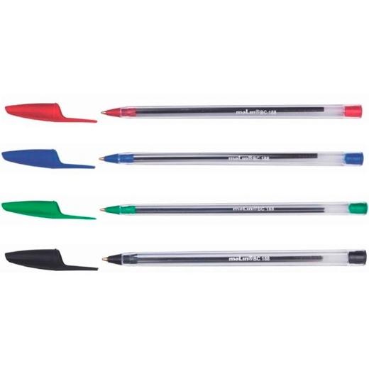 MOLIN BOLÍGRAFO BASIC CRISTAL BALL POINT PEN NEGRO