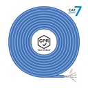 Cable de Red RJ45 LSZH CPR Dca CAT.7 600 MHZ S/FTP AWG23, Azul, 305 m