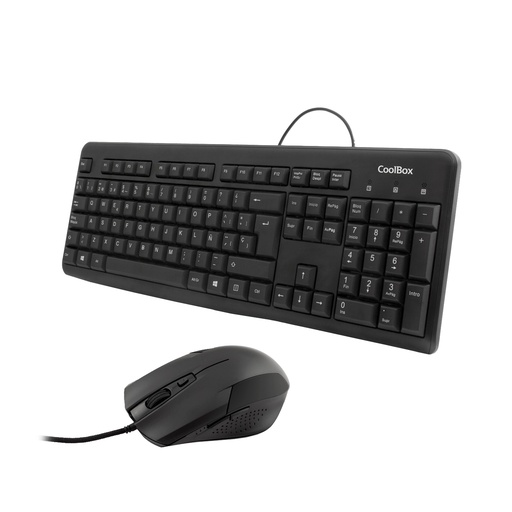 [COO-KTR-01U] KIT TECLADO+RATON USB