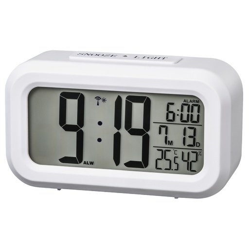 [00186321] RC 660 Reloj despertador digital Blanco