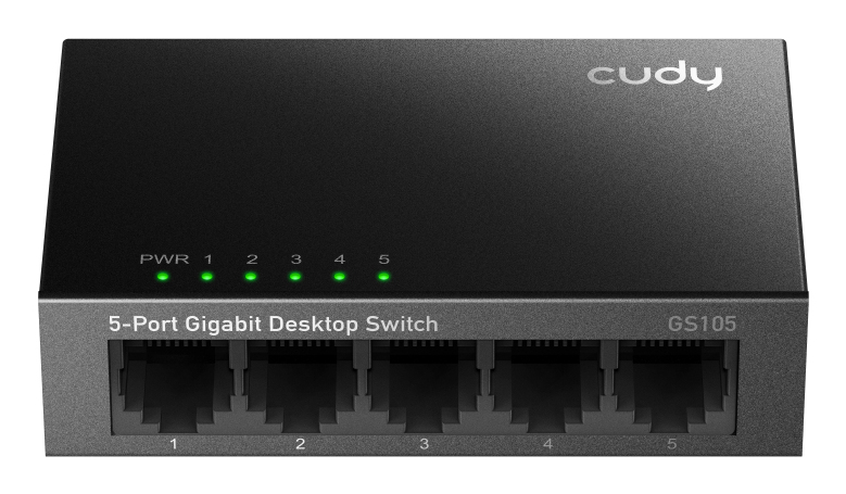 GS105 switch No administrado Gigabit Ethernet (10/100/1000) Negro
