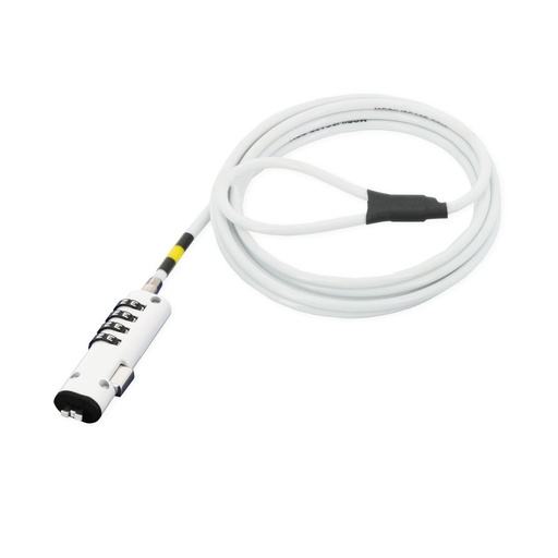 [001330] 001330 cable antirrobo Blanco 1,8 m