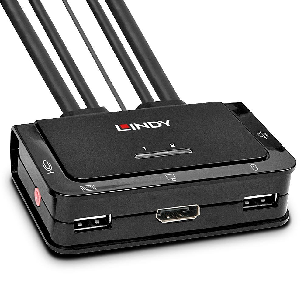 42344 interruptor KVM Montaje en rack Negro