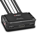 42344 interruptor KVM Montaje en rack Negro