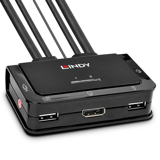 [42344] 42344 interruptor KVM Montaje en rack Negro