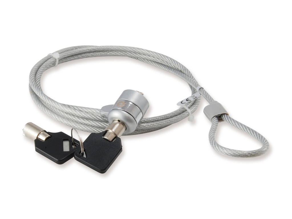 CNBSLOCK15 cable antirrobo Plata 1,5 m