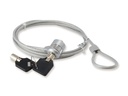 CNBSLOCK15 cable antirrobo Plata 1,5 m