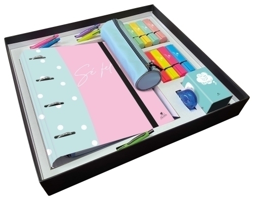 [SET-2397LU] SET PAPELERIA MARIOLA INSTI 2 34 PIEZAS