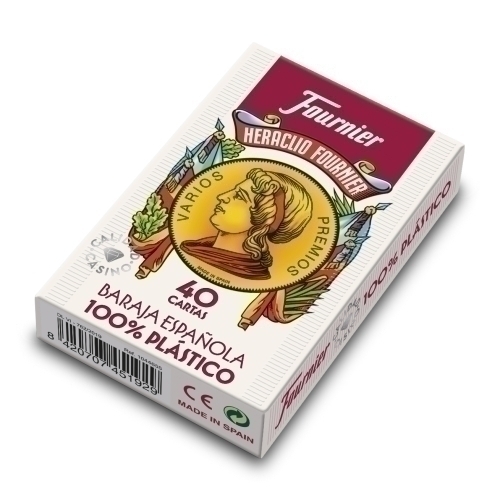 [10020842] BARAJA ESPAÑOLA PLAST. 40 CARTAS 2100 - Pack de 12 unidades