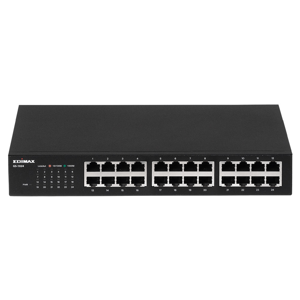 GS-1024 switch Gigabit Ethernet (10/100/1000) Negro