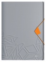 CARPETA SOLAP.LEITZ URBAN CHIC PP A4 GRI - Pack de 10 unidades