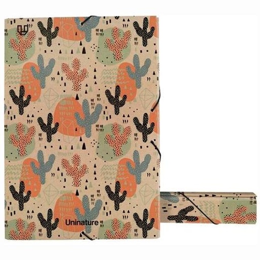 [91273603] GRAFOPLÁS CAJA DE PROYECTOS 5CM FORRADA UNINATURE CACTUS
