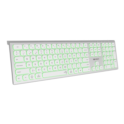 [SUBKB-3MIE300] Teclado Bluetooth/2.4G Master iluminado Ext P/B