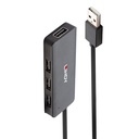 42986 hub de interfaz USB 2.0 480 Mbit/s Negro