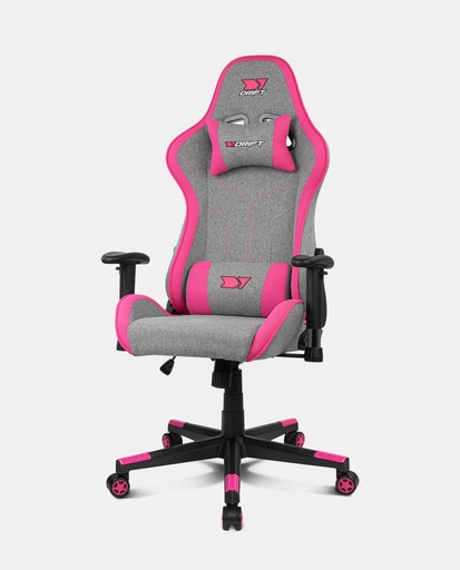 [DR90PROP] DR90 PRO Silla para videojuegos de PC Asiento acolchado Gris, Rosa
