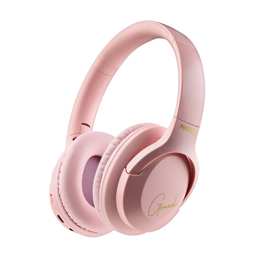 [ELEC-HEADP-0399] AURICULARES BLUETOOTH ROSA ARTICA GREED