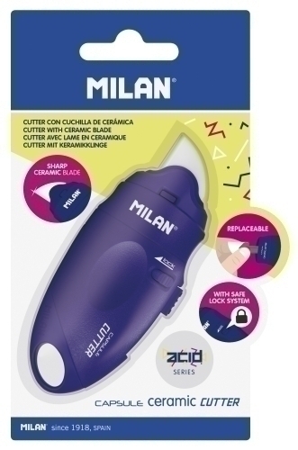 [BWM10337B] CUTTER MILAN CAPSULE CERAMICA AZUL