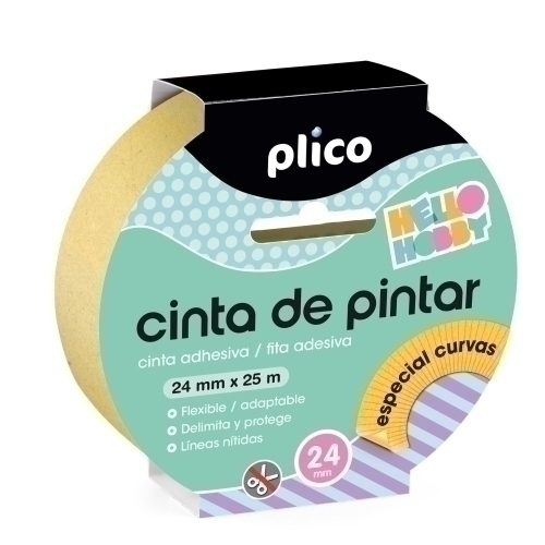 [13306] CINTA PINTOR PLICO ESP. CURVA 24x25 - Pack de 10 unidades