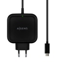 Cargador 65W PD3.0 QC3.0 1XUSB-C 1.2M, Negro
