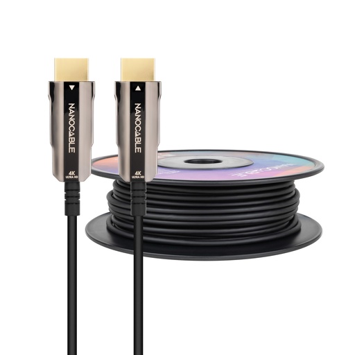 [10.15.2080] Cable HDMI V2.0 AOC 4K@60Hz 18Gbps A/M-A/M, Negro, 80 m
