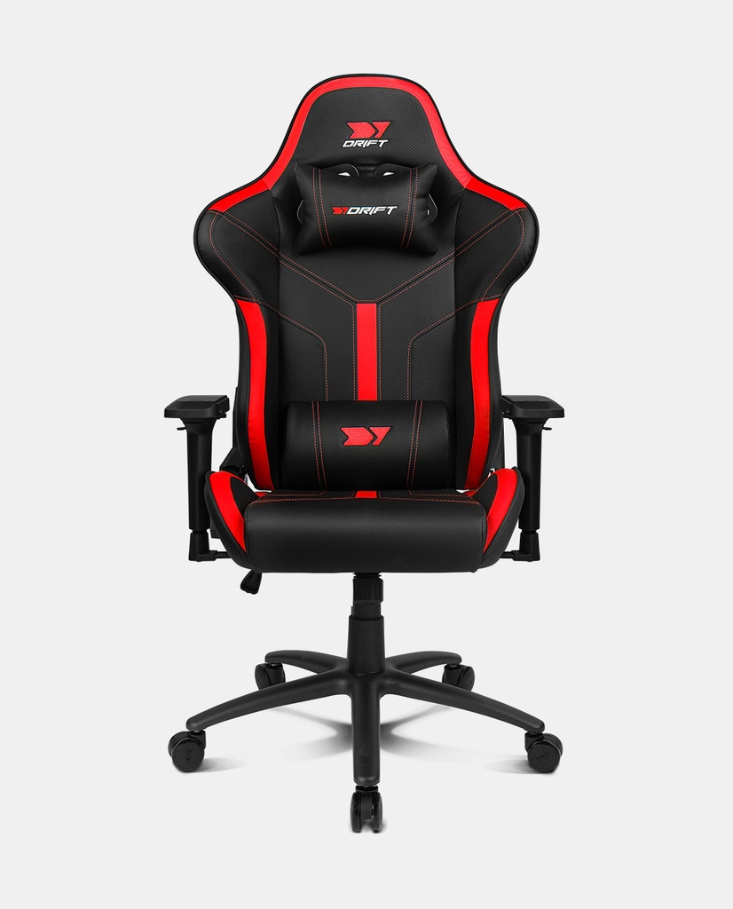 DR350 Butaca para jugar Asiento acolchado Negro, Rojo