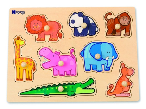 [16453] Jungle Animals Rompecabezas de figuras Animales