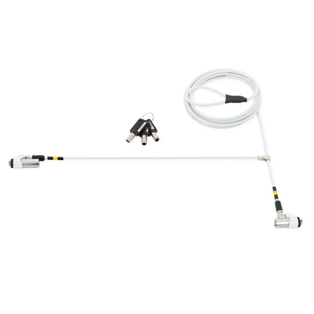 001331 cable antirrobo Blanco 1,8 m
