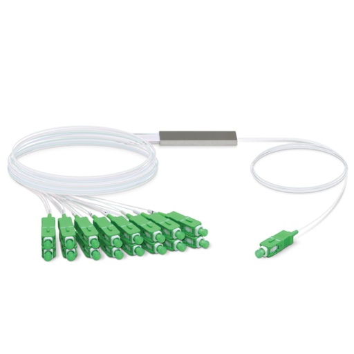 [UF-SPLITTER-16] UF-SPLITTER-16 cable de fibra optica 4,06 m SC 16x SC Blanco