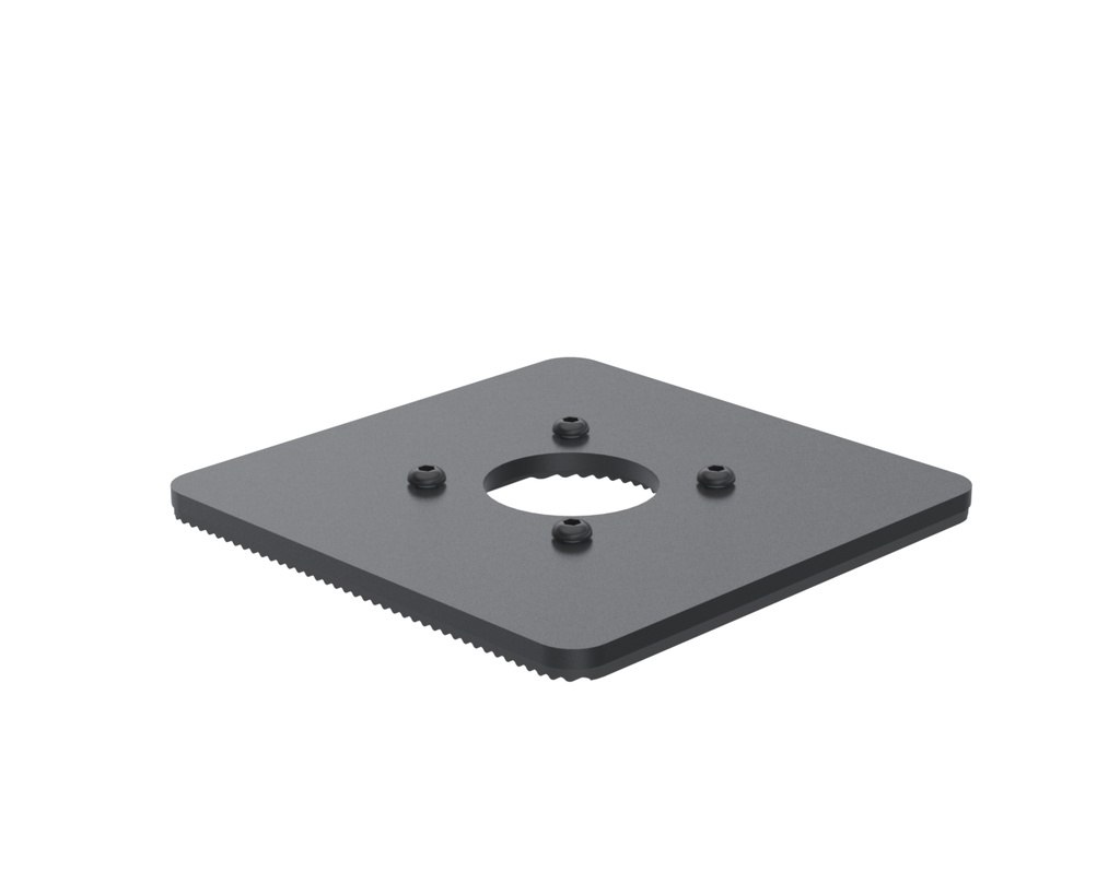 SpacePole POS SPM144-02 accesorio para terminal de punto de venta Base POS Negro Metal