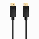 Cable DISPLAYPORT V1.2 CCS 4K@60Hz, DP/M-DP/M, Negro, 0.5m