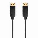 Cable DISPLAYPORT V1.2 CCS 4K@60Hz, DP/M-DP/M, Negro, 3.0m