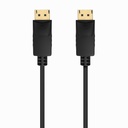 Cable DISPLAYPORT V1.2 CCS 4K@60Hz, DP/M-DP/M, Negro, 1.0m