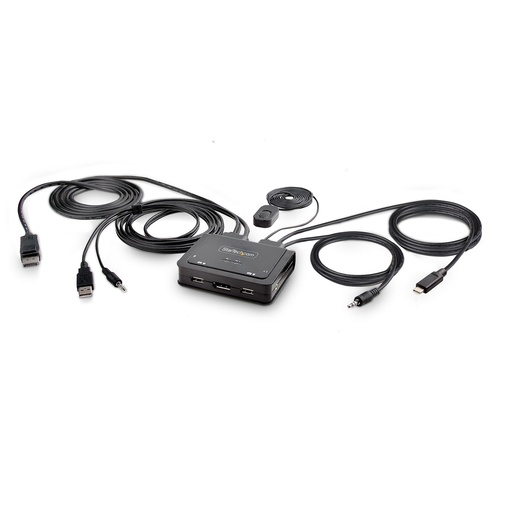 [C2-D46-UAC-CBL-KVM] C2-D46-UAC-CBL-KVM interruptor KVM Negro