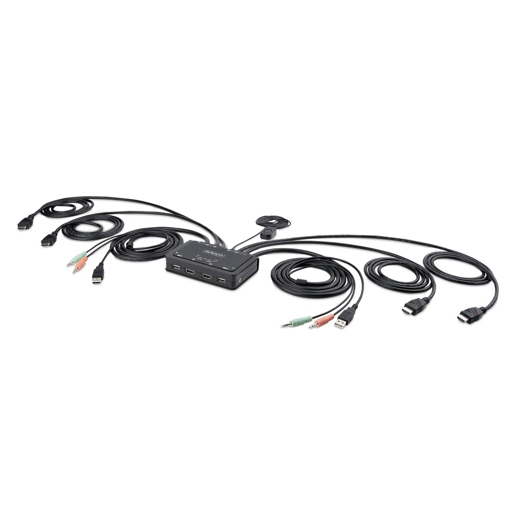 C2-DH46-UA2-CBL-KVM interruptor KVM Negro