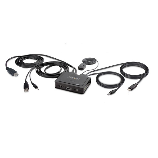 [C2-H46-UAC-CBL-KVM] C2-H46-UAC-CBL-KVM interruptor KVM Negro