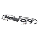 C2-DD46-UA2-CBL-KVM interruptor KVM Negro