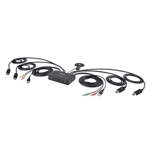 [C2-DD46-UA2-CBL-KVM] C2-DD46-UA2-CBL-KVM interruptor KVM Negro