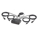 C2-D46-UC2-CBL-KVM interruptor KVM Negro