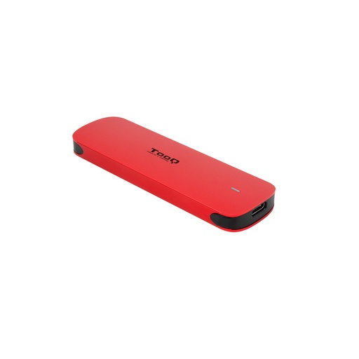 [TQE-2201R] Caja externa para SSD M.2 NVMe, Rojo