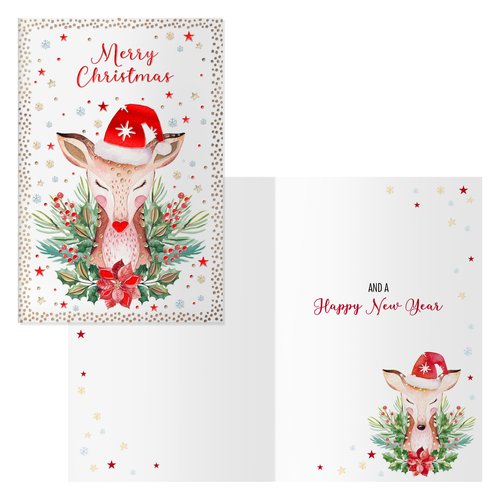 [70041] CHRISTMAS DOHE 170x115 BAMBY PACK DE 6
