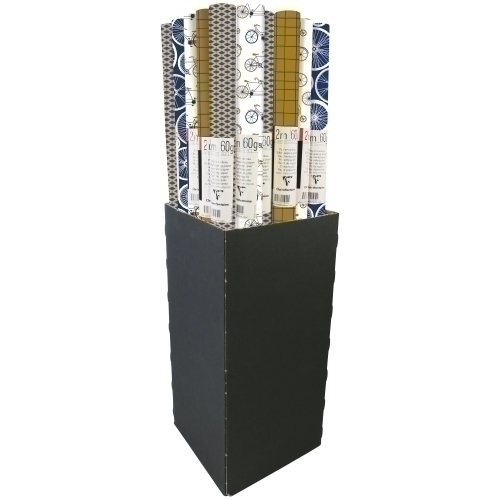[214001C] PAP.REGALO RL.CLAIREF.0,7x2 KRAFT BIK.(3