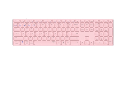 [215802] E9800M teclado Universal Bluetooth QWERTY Rosa
