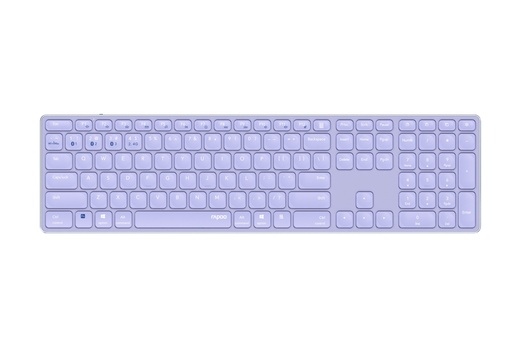 [215867] E9800M teclado Universal Bluetooth QWERTY Púrpura