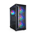 Caja Semitorre Gaming Ragnärok, Negra