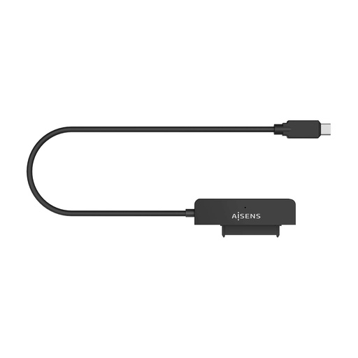 [ASE-25C04B] Adaptador SATA a USB-C USB3.0/USB3.1 Gen1 para Discos Duros 2.5?, Negro
